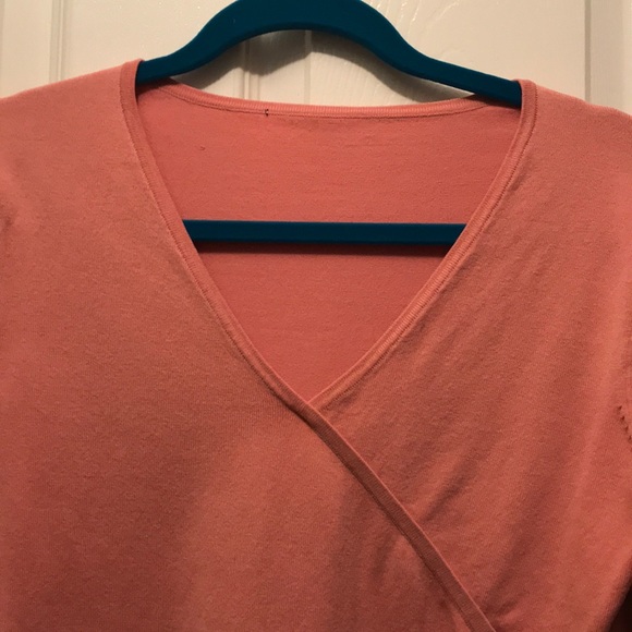 Faux wrap top. - Picture 2 of 3